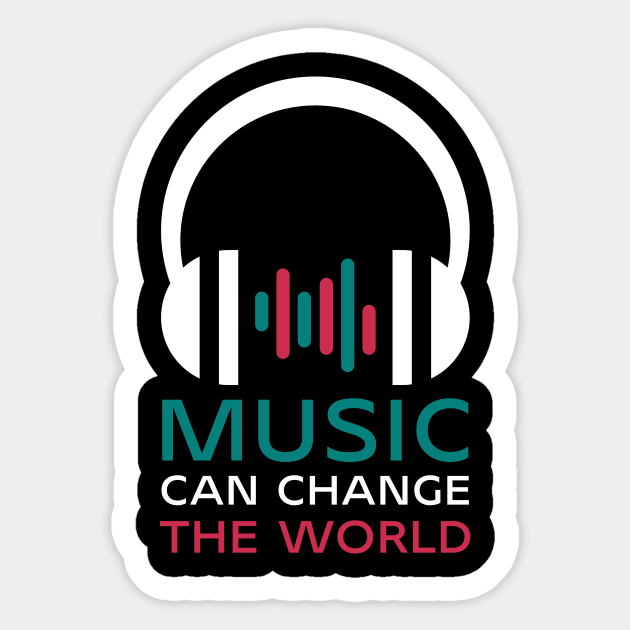 MUSIC can change the world Sticker by i.mokry